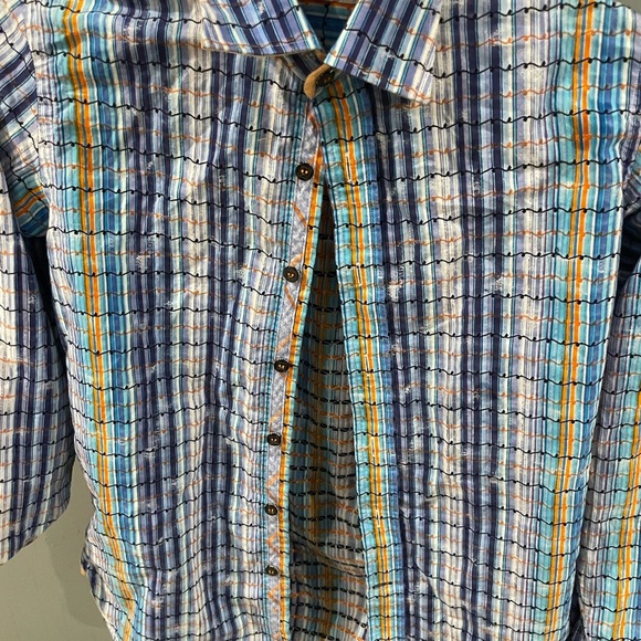 Brandolini crinkled texture dress shirt - Picture 1 of 5